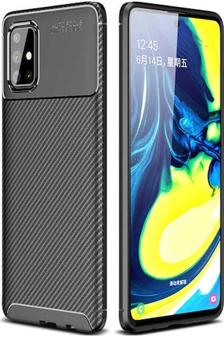 Samsung Uyumlu Galaxy A51 Kilif Esnek Karbon Tam Korumali Silikon 429580361