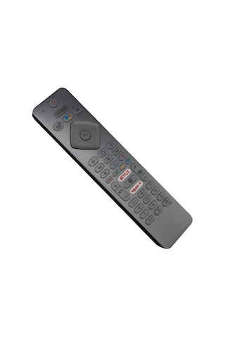 Philips İle Uyumlu Model 50pus7304/62 Mikrofonlu Smart Tv Kumanda-gri