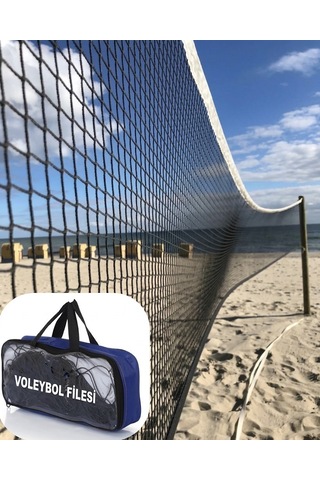 9.5 Metre Taşınabilir Pratik Ve Profesyonel Voleybol Filesi Beach&okul&sahil&otel Tipi Voleybol Ağı