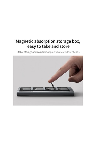 Moveevo Xiaomi Tam Tamir Tornavida Seti - 24 Farklı Uç, S2 Çelik, Manyetik Kutusu, Elektronik Ve Ev Aletleri İçin Hassas Onarım