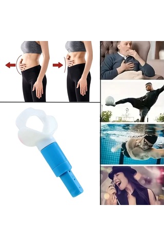 Buffer Taşınabilir Karın Kası Çalıştırıcı Solunum Egzersiz Eğitmeni Nefes Egzersiz Aparatı