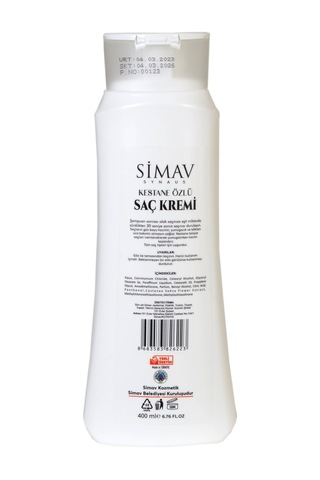 Simav Synaus Kestane Özlü Saç Kremi 400 ML