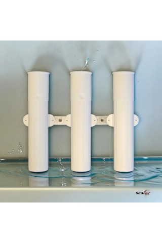 Sealux Marine 3lü Kamış Yuvası & 2 Adet Eşya Taşıyıcı Ceplik