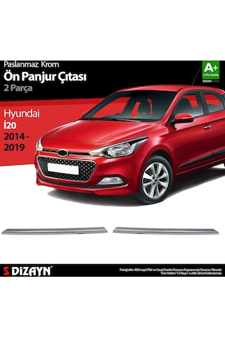 S-Dizayn  Hyundai İ20 Krom Ön Panjur 2 Prç 2014-2018
