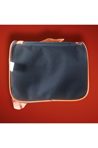 16x21x27 Cm Büyük Ebat Beslenme Çantası Termoslu Br-3500 Student Lunch Box Siyah