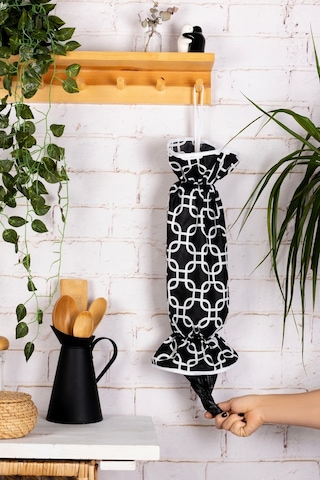 2 Adet Düzenleyici Organizer Poşetlik Seti & Şık Ve Modern Şeker Paketi Tasarımlı Kırmızı Puantiye Gri