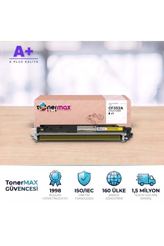 Hp 130a Cf352a Sarı Uyumlu Toner A Plus / Color Laserjet Pro Mfp M176 / M177