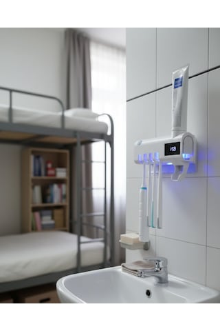 Şarjlı Uv Diş Fırçası Sterilizasyon Ve Saklama Ünitesi Renkli
