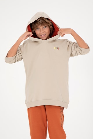 U.S. Polo Assn. Erkek Çocuk Taş Kapüşonlu Sweatshirt 50293489-VR049