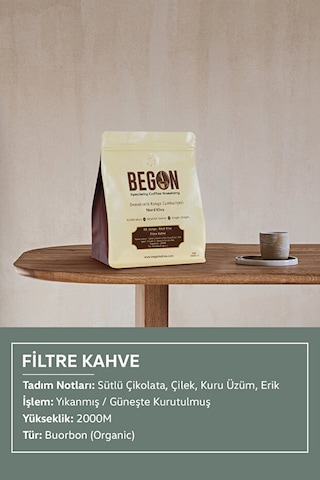 Nord Kivu Nitelikli Filtre Kahve Öğütülmüş Fırsat Paketi 250g X 4 Adet Filtre