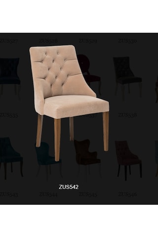 Bengimobilya Zus542 Papel Giydırme Model Sağlam Sandalye Kayın Torna Iskelet T