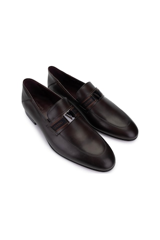 Valentino Valentıno Erkek Hakiki Deri Kahverengi Loafer Ayakkabı 667 20090 Erk Ayk Y23 Brown Kahverengi