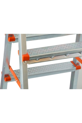 8+8 Basamaklı Çift Çıkışlı Profil Merdiven Ev, Bahçe, İşyeri İçin Uygun