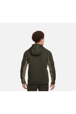 Nike Sportswear Tech Fleece Windrunner Ss25 Full-zip Hoodie Erkek Sweatshirt-sportxoutlet Haki