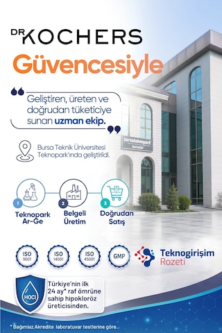 Resteril Banyo Küf Temizleyici Hipokloröz Asit Alet Dezenfektanı Hijyen Spreyi Küf Önleyici Dezenfektan 2 x 5 L