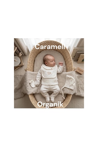 Altıntaş Baby Caramell Organic Tiny Baby 5'li Hastane Çıkışı Set Tiny Baby Ekru Tiny Baby Ekru