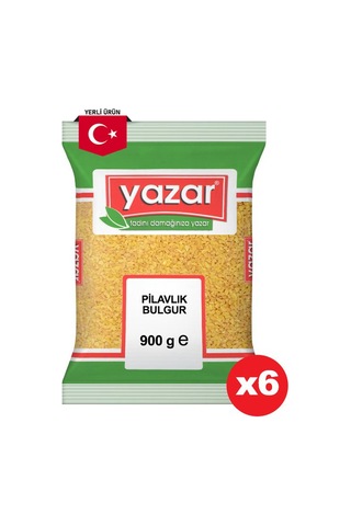 Yazar Pilavlık Bulgur 6 x 900 G