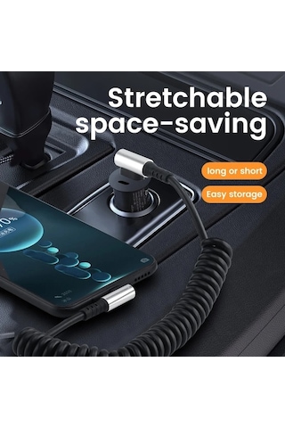 Tongxida Olaf 6a Usb Tip C Veri Kablosu, 90 Derece Elbow, Araba Bahar Pd Hızlı Şarj, 1.6m, C To C, Çevik Kablo