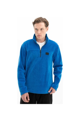 AR-MA Arma Erkek Basic Regular Fit Dik Yaka Tüy Bırakmayan Softech Polar Yarım Fermuarlı Sweatshirt 001