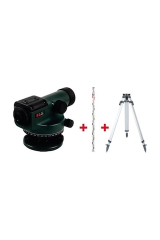 Kl Pro Klon3200 32x Optik Nivo Set 5 Metre Mira + Tripod