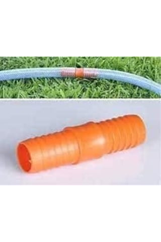 Plastik Hortum Birleştirme Eki, 1/2 İnç,turuncu, 5'li Paket