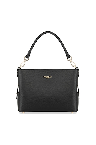 Omuz Çantası Kadın Grazıa Piumelli Milano Bag D28 Black D28 Black Siyah