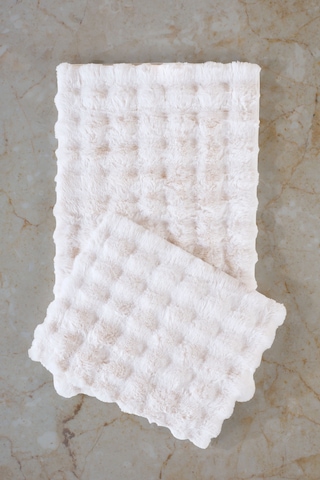 Elart Toffy Paspas Takımı 60x100 Cm Krem Krem