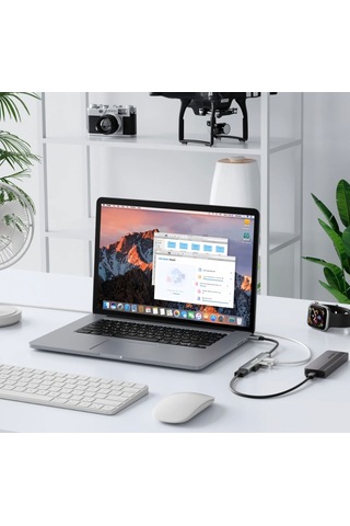 Lemorele 4'in 1'i Hub Çoklayıcı Type-c Girişli 4 Port 3.0 480mbps