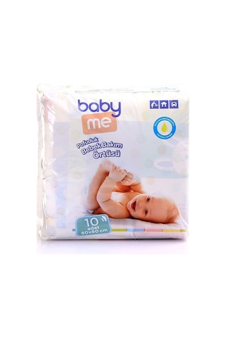 Baby Me Pofuduk Alt Değiştirme Örtüsü 10 Adet 60x60 Bae 20018