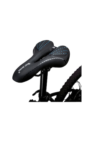 Dancemonkey Çok Renkli Seçeneklerle Gel Poliüretan Bisiklet Sele 270x160mm, 418g Mavi Mavi