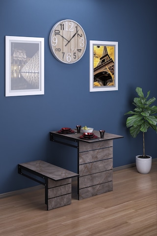 Begonya Katlanır Duvara Monte 1tabureli Mutfak Balkon Masası