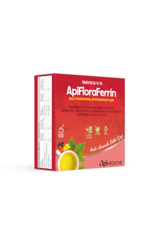 Apimedicine Apifloraferrin Fonksiyonel Bitkisel Ekstrakt Çayı 12 Stick 84 G