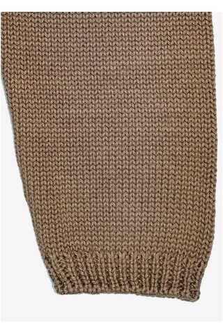 Ozmoz Unisex Çocuk Organik Pamuk Triko Kahverengi Pantolon