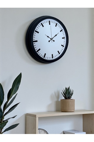 Black & White Baseline 40 Cm Metal Duvar Saati Diğer