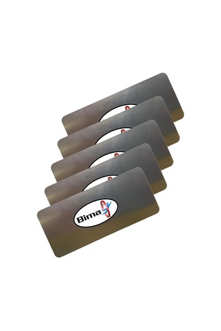 Bima Rötuş Rütüş Rutuş Çeliği 4cmx9cm 5 Adet ıdır Ekstra Çapağı Alınmıştır