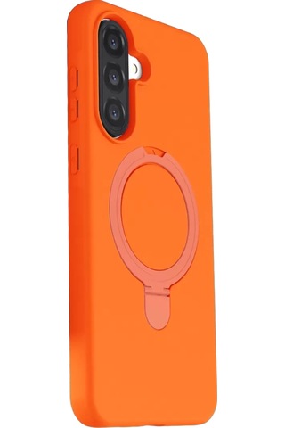 Samsung Galaxy A37 5g Regal Magsafe Standlı Kapak - Turuncu renkli