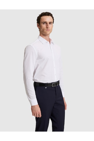 Pierre Cardin Erkek Beyaz Gömlek Desenli 50319669-vr013