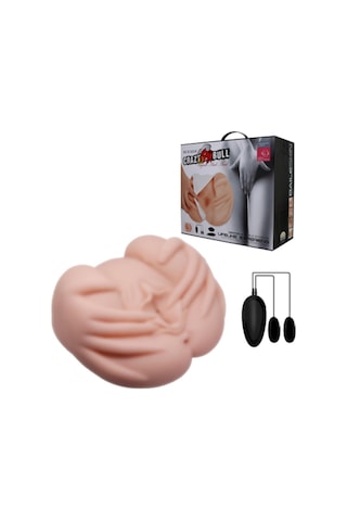 Hızlı Express Crazy Bull Çift Titreşimli Realistik Suni Vajina Anüs Gerçekçi Mastürbatör