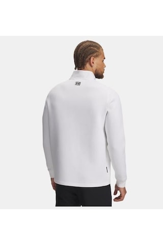 Under Armour Ua Drive Pro Hybrid Yarım Fermuarlı Sweatshirt-31715 beyaz