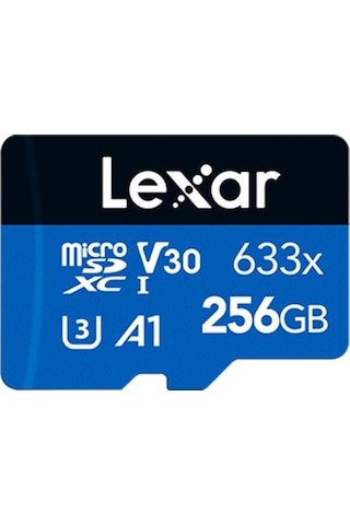 Sones Lexar 633x 256gb Yüksek Hızlı Cep Telefonu Kamera Hafızası Tf Kartı Anahtarı Genişletme Sürüş Kaydedici Özel Depolama Flaş Bellek Kartı