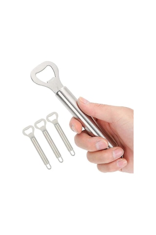 8 Adet Mini Taşınabilir Manuel Açacaklar Paslanmaz Çelik Bira Şişe Açacağı Mutfak Aksesuarları Diğer