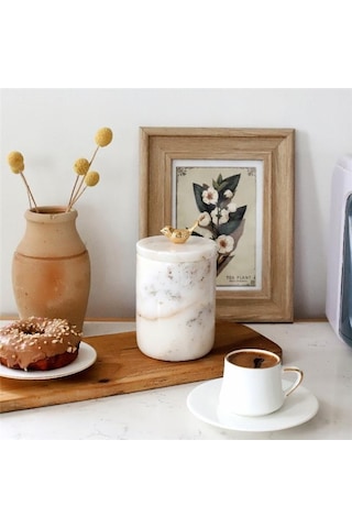 Akayev Mermer Beyaz Kuş Baharatlık