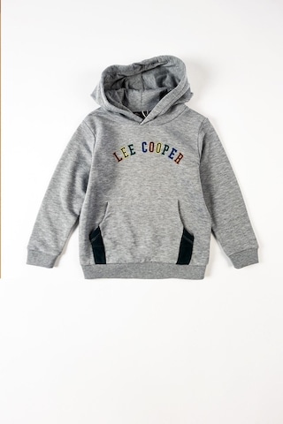 Lee Cooper Brian Erkek Çocuk Sweatshirt Gri-20712 Gri Melanj
