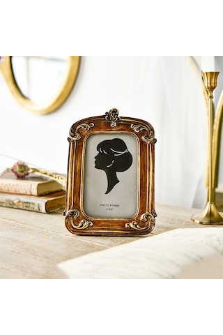 Sones Retro Taklit Ahşap Ev Dekor Fotoğraf Çerçeveleri, Özellikler: Kare-6 İnç