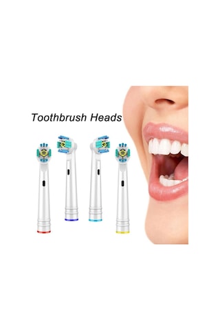 Yeni-sb17a Stili Oral-b Diş Fırçası Başlıkları İçin 4 Adet Yedek