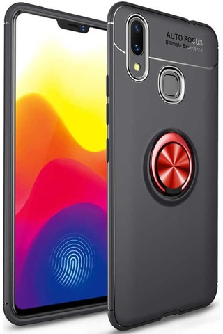 Xiaomi Mi Max 3 Kılıf Yüzüklü Magnetli Ravel Case