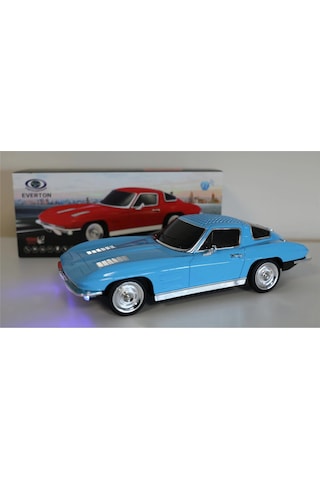 Everton Rt-1956 Mavi Blue Arabalı Bluetooth Fm-usb-tf-aux Şarjlı Nostaljik Radyo Kdo