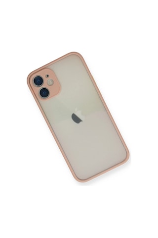 Gld-spt- Newface Apple Uyumlu iPhone 11 Pro Max Kılıf Montreal Silikon Kapak - Pembe
