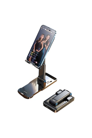 Rtako Tc01a Tablet Telefon Masaüstü Standı - Siyah Siyah