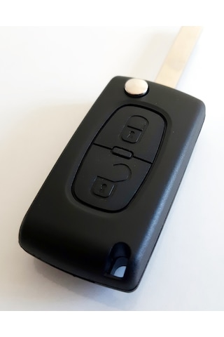 Peugeot 2 Tuşlu Kumanda Kabı Anahtar Kabı Pil Yataksız Logolu